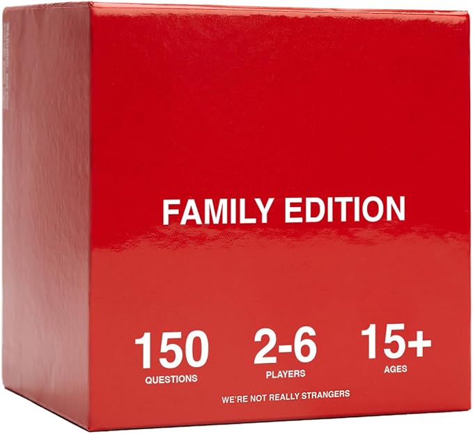 WE'RE NOT REALLY STRANGERS Family Edition Card Game by WERENOTREALLYSTRANGERS