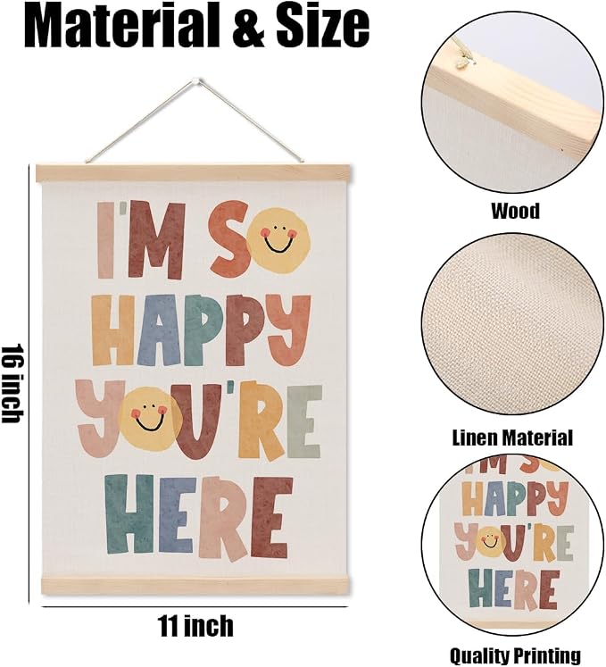Boho Classroom Decor Wall Decor Poster Hanger, Teacher Gits, Welcome Sign Wall - Image 6