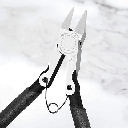 BOENFU 5 inch Precision Flush Cutters Multi-functional Wire Snips, Electronics - Image 5