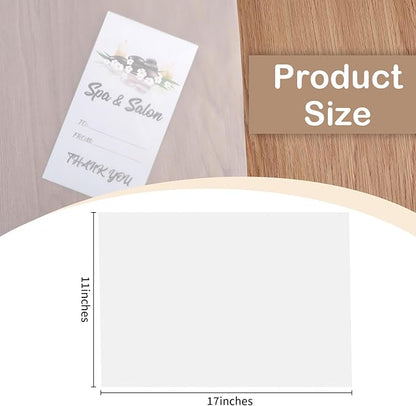 300 PCS 11x17 Inch Translucent Vellum Paper 63 Grams - Image 3