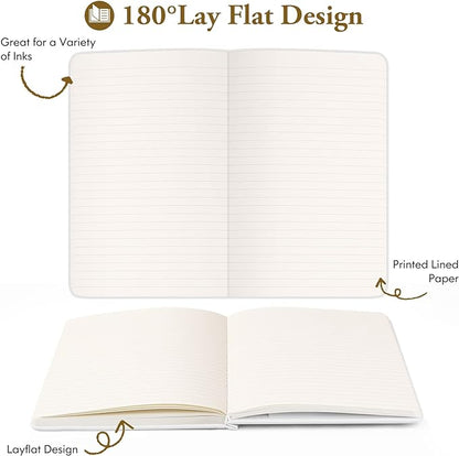 Huhuhero Lined Notebook Journal, 120Gsm Thick Paper College Ruled Journal - Image 5