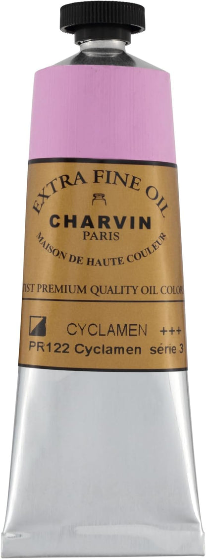 Charvin Extra Fine Oil Paint, Cyclamen 60 mL - Image 2