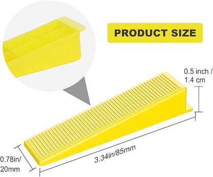 DGSL Tile Leveling System Tile Wedges, 1/32" Tile Spacers, Tile Leveling Clips - Image 2