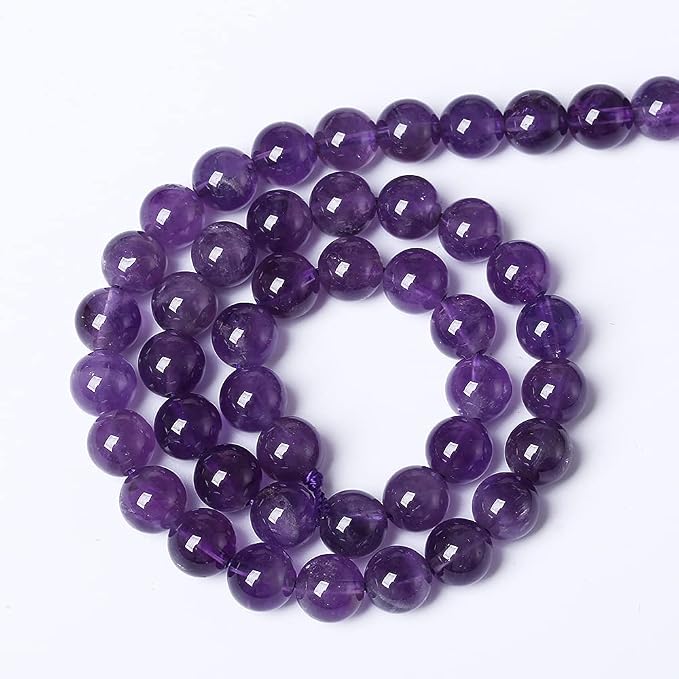 180PCS 4mm Natural Amethyst AAAAA Purple Crystal Quartz Beads Gemstones Round - Image 5