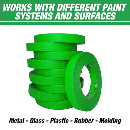 LAUCO DINOGREN High Performance Automotive Masking Tape – Green Crepe Tape - Image 2