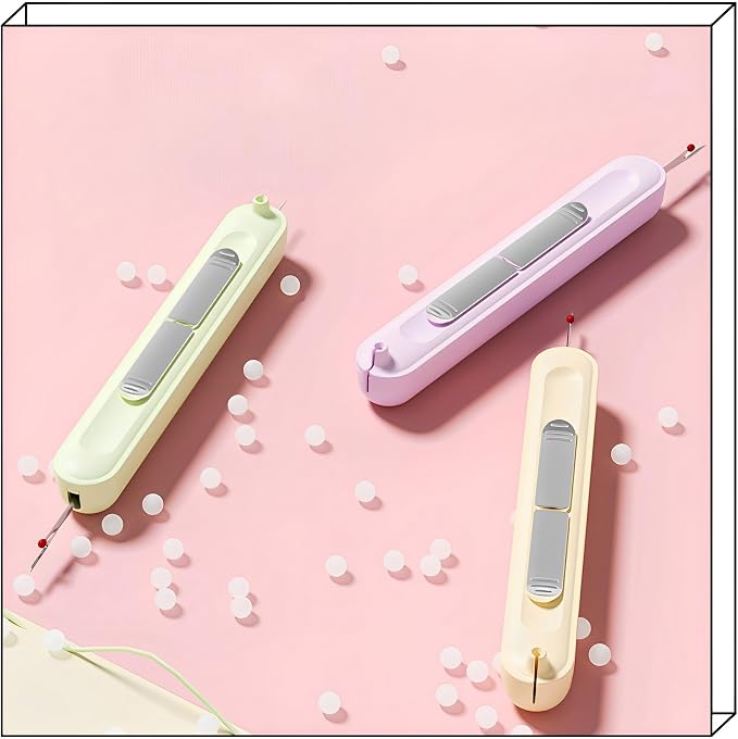Upgraded 2 in 1 Automatic Needle Threaders Seam Ripper, Quilting Supplies - Image 6