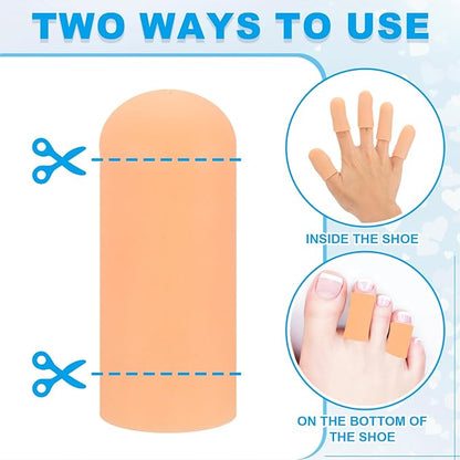 PATIKIL Gel Finger Cots 2"x0.79" - Image 3