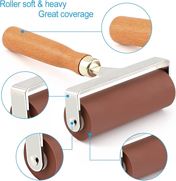 Soft Rubber Roller, Brayer Ideal - Image 3