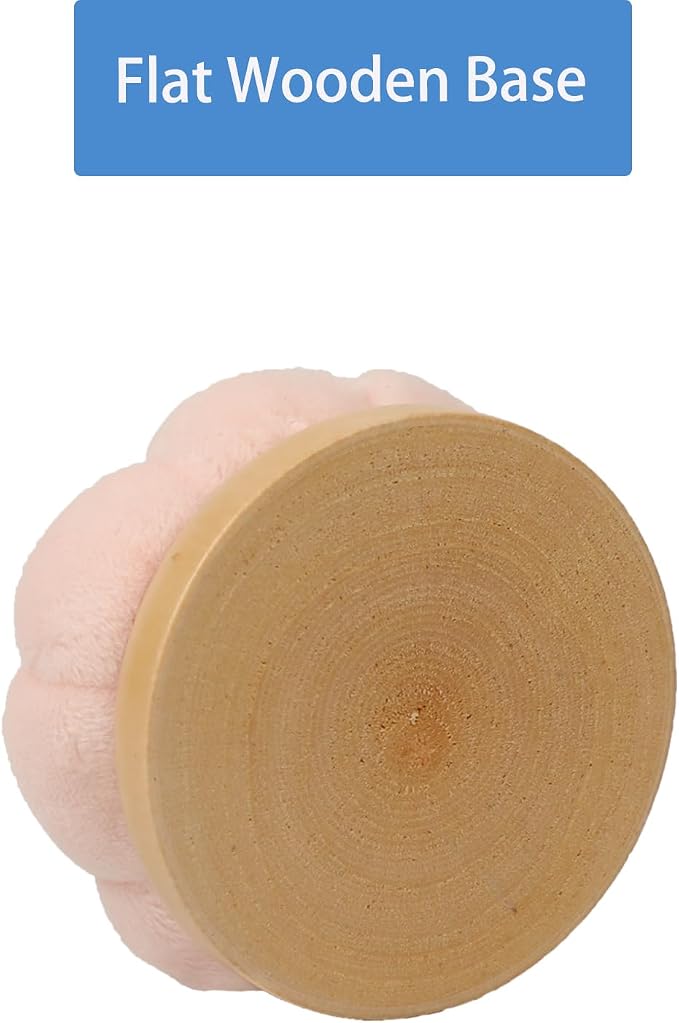 Hilltian Pin Cushion for Sewing, Wooden Base Sewing Pincushion - Image 4
