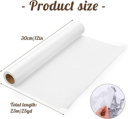 Tracing Paper Roll 12in x 25yd, Gift Wrapping - Image 2