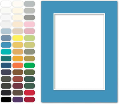 Poster Master Bay Blue Matboard – 4-Ply Acid-Free Picture Mat Board by PosterMaster