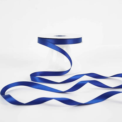 HUIHUANG Royal Blue Ribbon 1/2 inch X 50 Yards Continuous, Double-Faced Satin - Image 6