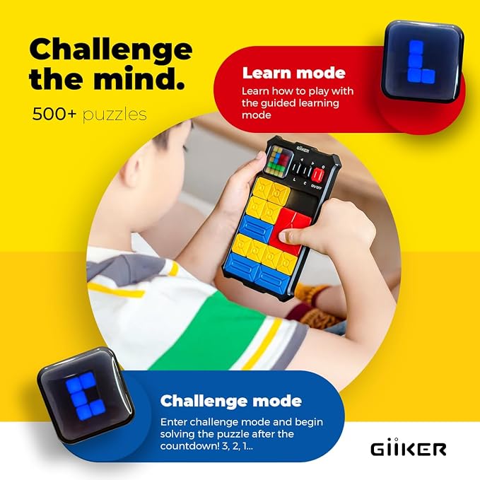 GiiKER Super Slide Puzzle Games, Original 500+ Challenges Brain Teaser Puzzle - Image 5