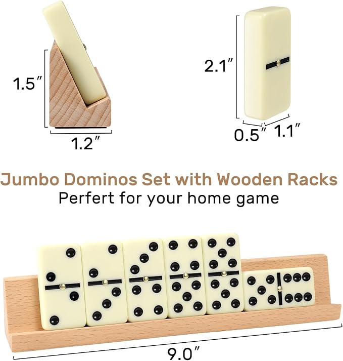 Jumbo Dominos Set for Adults - Image 5