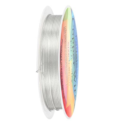 0.8 mm/20 Gauge Copper Wire for Jewelry Making, 7.5FT Copper Beading Craft Wire by MMETERXITY