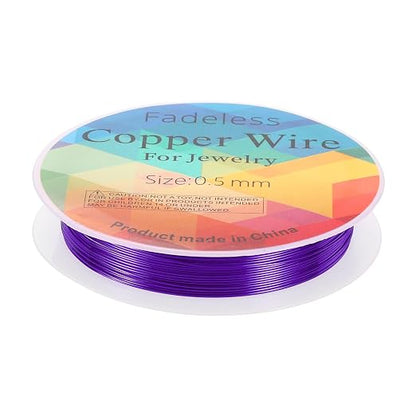 HARFINGTON 20ft Jewelry Wire, 24 Gauge Brass Craft Soft Metal Tarnish Resistant by HARFINGTON