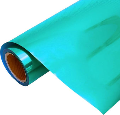 3 Yard x 20" Wide Roll Threadart Metallic Aqua Heat Transfer Vinyl Film | by ThreadArt