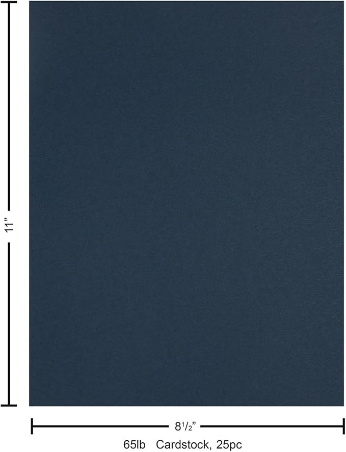 Accent Design Paper Accents Stash Builder Cardstock 8.5" x 11" Uniform Blue - Image 7