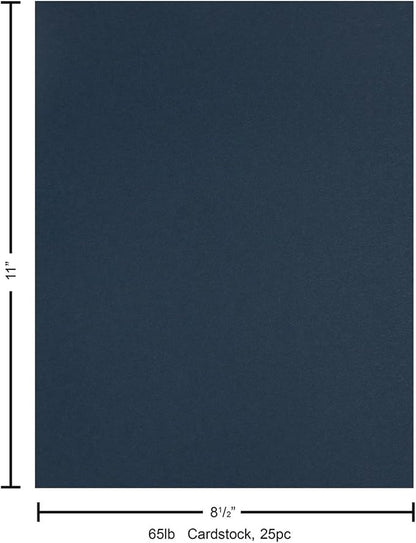 Accent Design Paper Accents Stash Builder Cardstock 8.5" x 11" Uniform Blue - Image 7