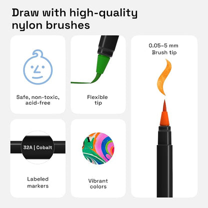 ARTISTRO 12 Watercolor Markers - Image 3