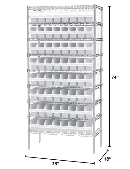 Akro-Mils 24-Drawer Plastic Drawer Storage Cabinet - Image 12
