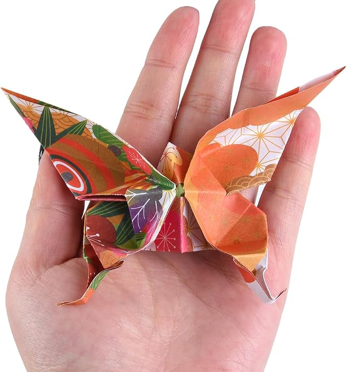 Origami Paper Kit 50 Sheets 70GSM 6 Inch Square Double Sided Color 50 Vivid - Image 5