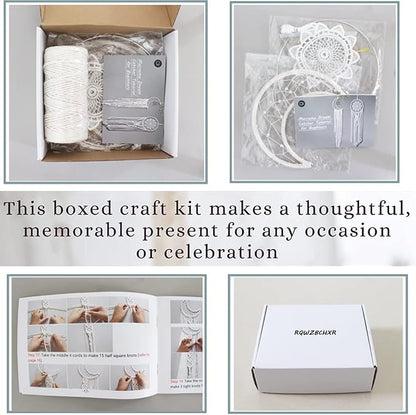 RQWZBCHX Macrame Dream Catcher Kits - Image 4