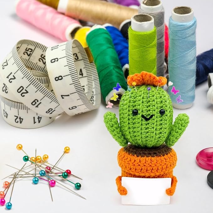 Pin Cushion, Handmade Knitted Pincushions, Cute Pin Cushions Needle Holders - Image 4