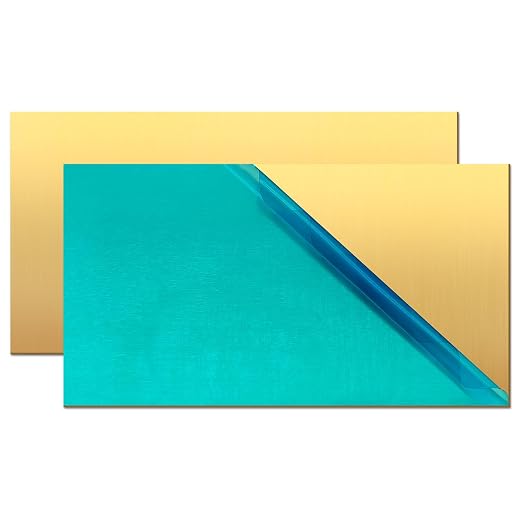 Brass Sheet, 99.9% Pure Brass Plates by Uxney