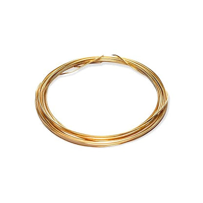 14 Gauge, Jeweler's Brass Wire, Dead Soft, CDA #230 Alloy Jewelry Grade Made in - Image 5
