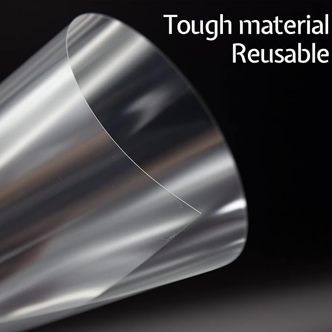 7 Mil Blank Mylar Stencil Sheet, 12 x 12 Inch Clear Plastic Sheets, Acetate - Image 6