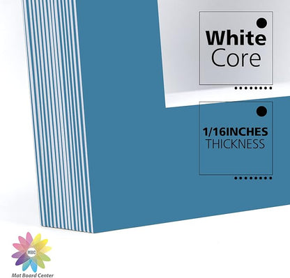 Mat Board Center, 11x14 for 8x10 Dynamic Blue Color Mats - Image 8