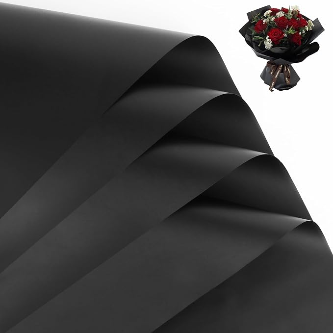 FUHITIM 20 Sheets Flower Wrapping Paper by FUHITIM
