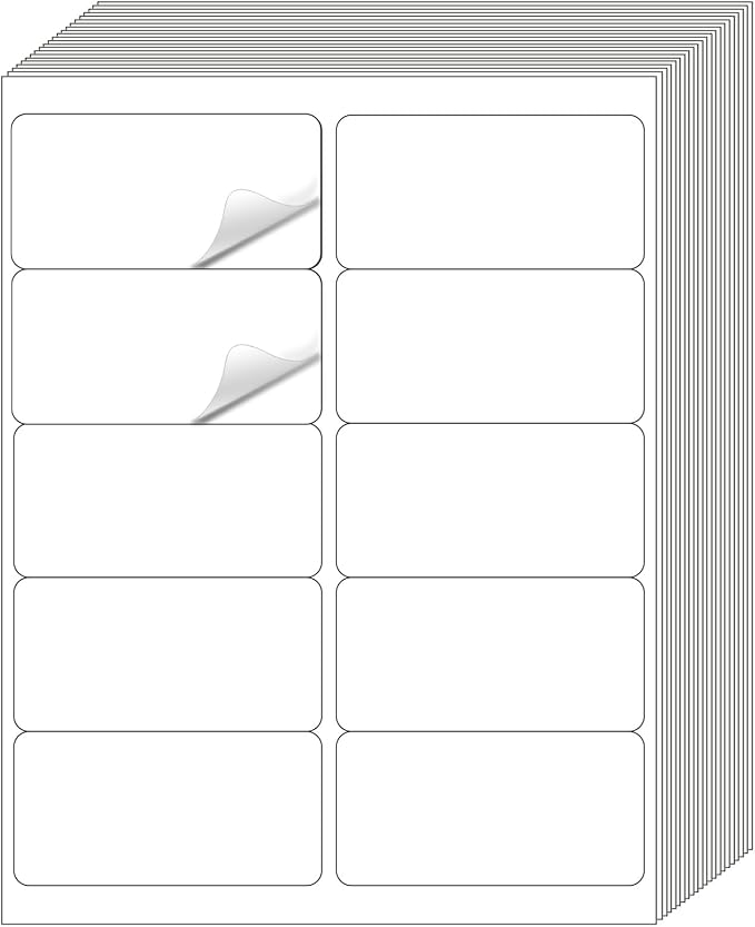 2" x 4" Address Labels Sticker Paper by STARLIBOO