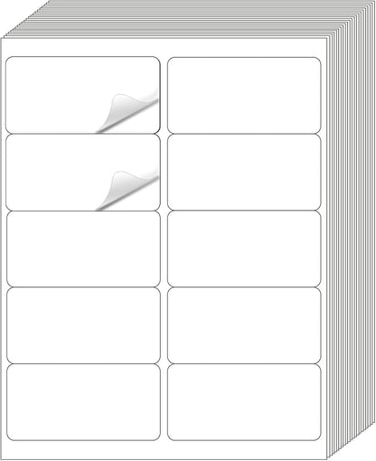 2" x 4" Address Labels Sticker Paper by STARLIBOO