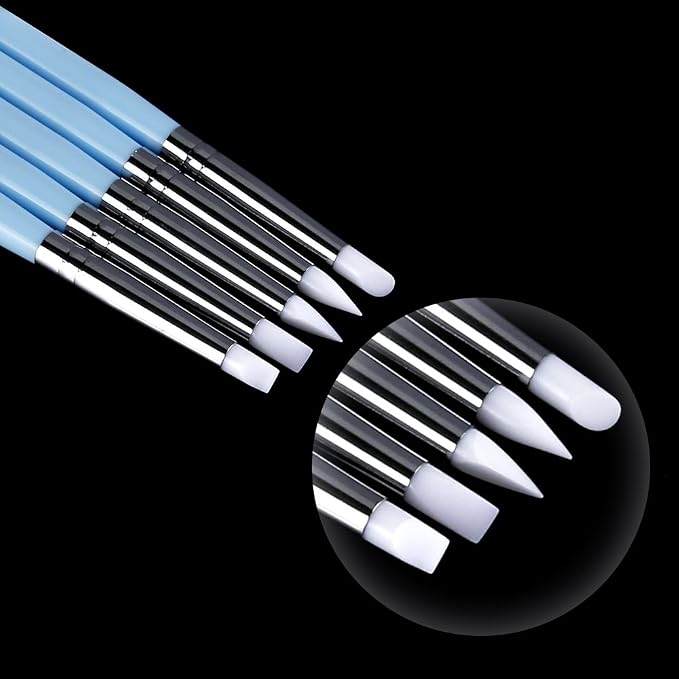 Caydo 9 Pieces Stylus Tools, 5 Pieces 2 Way Total 10 Different DIY Silicone and - Image 5