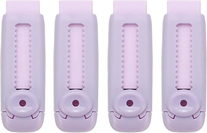PATIKIL 4 Pack Erasers, Sliding Retractable Eraser Push Pull Cute Pencil by PATIKIL