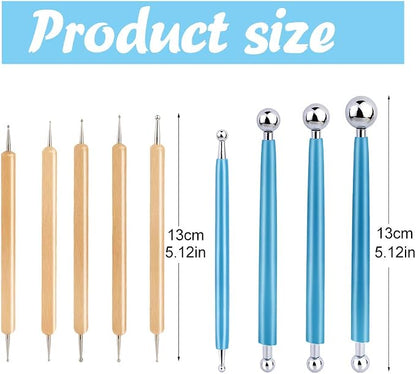 9 PCS Dotting Tools Ball Styluses - Image 2