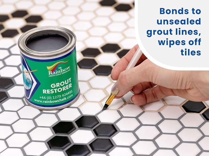 Grout Pen Grey Grout Paint: Waterproof Tile Paint Grout Refresh Restorer - Image 2