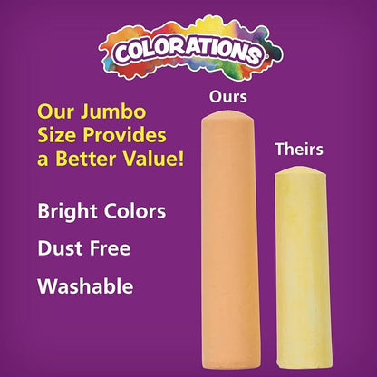 Colorations sidewalk chalk classroom pack, Outdoor Play, Screen-free, Creativity - Image 10