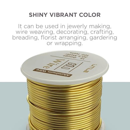 UTILE Armature Aluminum Wire 100 ft 15 Gauge 1.8 mm Anodized Craft Bendable - Image 6