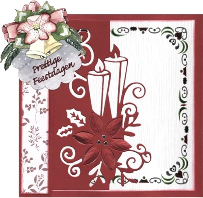 Metal Cutting Dies DIY Merry Christams Embossing Stencil Template Scrapbooking - Image 5
