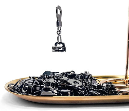 Sawoake 50PCS #5 Black Metal Handle by Zipper