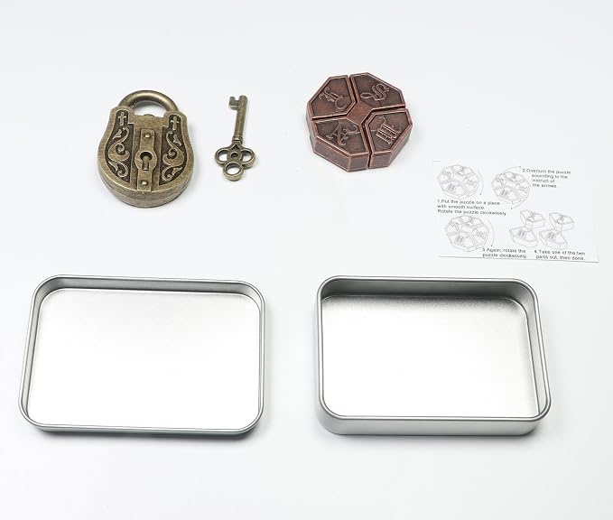 2Pcs Brain Teaser Puzzles for Games, Educational Toys, Mind and Metal 3D Puzzles - Image 5
