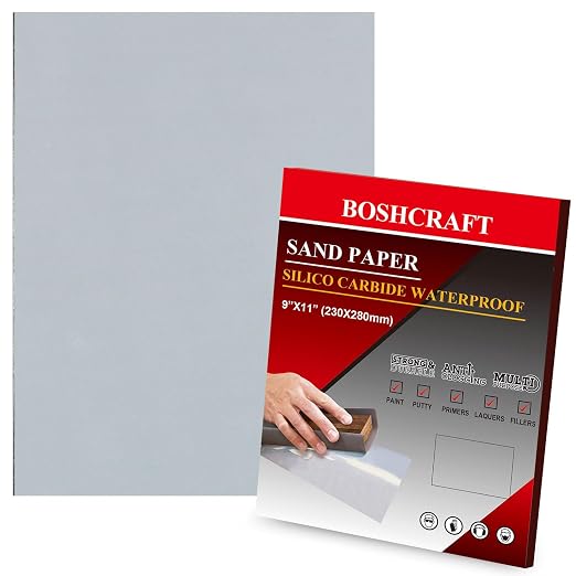 2500 Grit Sand Paper by BOSHCRAFT