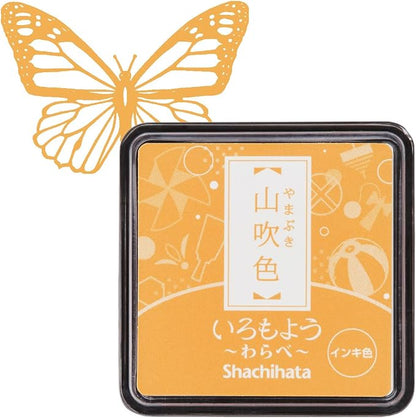 IROMOYO WARABE Stamp PAD, Small Traditional Japanese Ink Colour, Oil-Based Ink by Artline