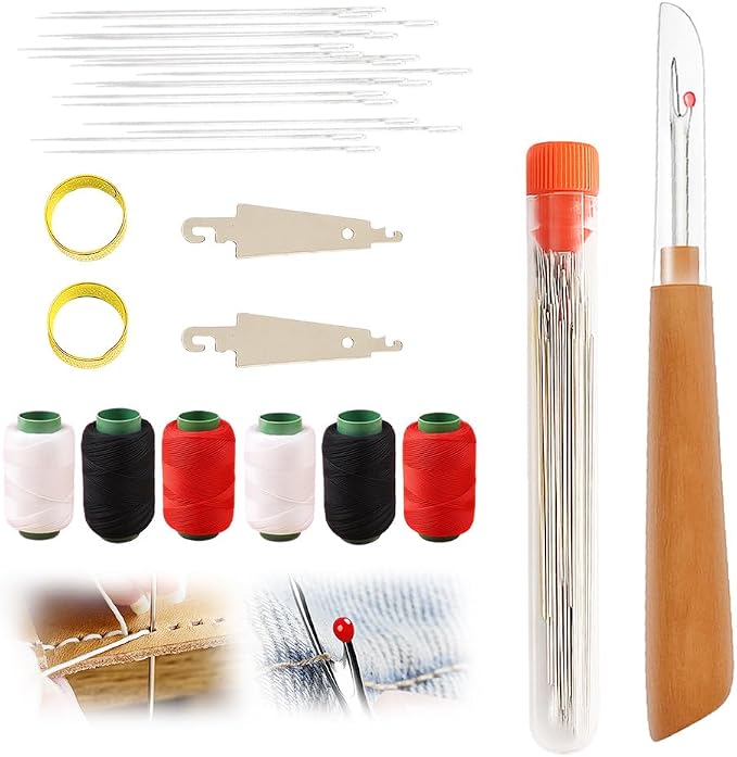 37PCS Sewing Tool Set, 2026 New Big Eye Steel Sewing Needles Kit, Stainless by JUDUNA