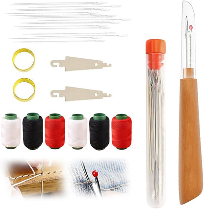 37PCS Sewing Tool Set, 2026 New Big Eye Steel Sewing Needles Kit, Stainless by JUDUNA