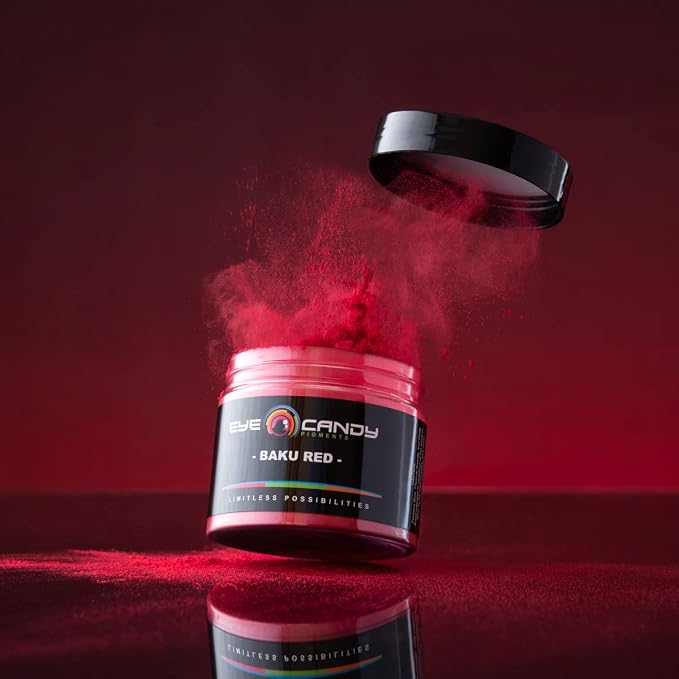 Eye Candy Pigments Premium Red Mica Powder - Image 3