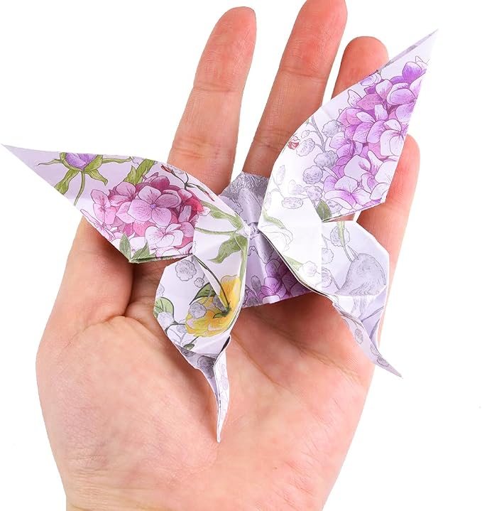Origami Paper Kit 100 Sheets 70GSM 6 Inch Square Double Sided Color 100 Vivid - Image 5